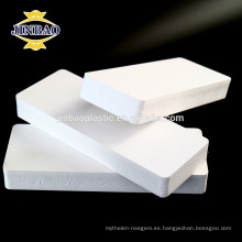 JINBAO buena superficie brillante dura 48x96 pies lámina de plástico espuma de pvc